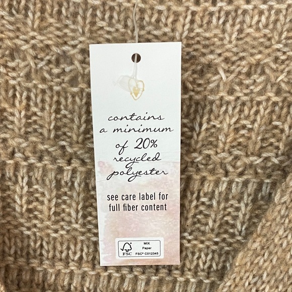 NEW Jessica Simpson Long Cardigan Button Up Sweater Tan Color Size Small - Picture 6 of 10